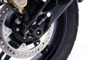 The protectors effectively keep the road away from the motorcycle and significantly reduce the possibility of damage to the front. 