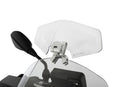 Wunderlich windshield extension Vario-ERGO 3D+ transparent, perfect wind protection thanks to the clever add-on spoiler