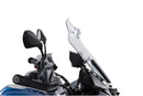 Wunderlich windshield extension Vario-ERGO 3D+ transparent, perfect wind protection thanks to the clever add-on spoiler