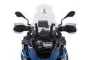 Wunderlich windshield extension Vario-ERGO 3D+ transparent, perfect wind protection thanks to the clever add-on spoiler
