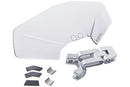 Wunderlich windshield extension Vario-ERGO 3D+ transparent, perfect wind protection thanks to the clever add-on spoiler