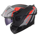 LS2-HELM ADVANT II GLIDE MAT BK/GY/RD 3XL 5691024313XL 694214178929