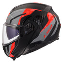 LS2-HELM ADVANT II GLIDE MAT BK/GY/RD 3XL 5691024313XL 694214178929