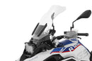The Wunderlich windshield »MARATHON« with windshield reinforcement on both sides provides incomparable comfort when touring