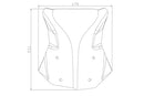 Wunderlich windshield »MARATHON« with Screen reinforcement  on both sides provides incomparable comfort when touring