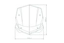 We have created a groundbreaking new design concept.The Flowjet simply replace the original windshield and remains the adjustable in height.