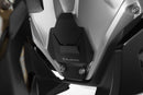 The housing protection made of anodised aluminium nestles against the engine housing and protects it reliably 