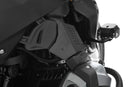Reliable protection for vulnerable line connections, connectors, the throttle sensor and the injector tube