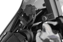 The windshield reinforcement on both sides stabilises the windshield and thus reduces turbulences caused by the airflow at high speeds