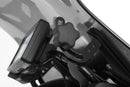 The windshield reinforcement on both sides stabilises the windshield and thus reduces turbulences caused by the airflow at high speeds
