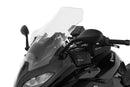 The qualities of this windshield are best felt after a long day's riding on your BMW