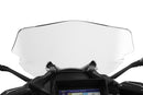 The qualities of this windshield are best felt after a long day's riding on your BMW
