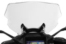 The qualities of this windshield are best felt after a long day's riding on your BMW