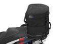 Multi-functional and compact bag can  either be attached to the luggage carrier of the passenger seat quickly and  simply