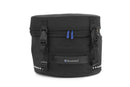 Multi-functional and compact bag can  either be attached to the luggage carrier of the passenger seat quickly and  simply
