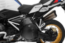 Simple and theft-proof fastening for up to two helmets