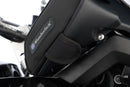 Two functional, cleverly arranged bags - designed specifically to fit the wind deflectors 