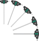 Wera Tools - 454/5 HF SHK Set 1 Screwdriver set T-handle screwdriver Hex-Plus with holding function