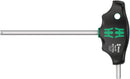 Wera Tools - 454 HF T-handle hexagon screwdriver Hex-Plus with holding function, imperial