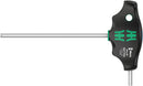Wera Tools - 454 HF T-handle hexagon screwdriver Hex-Plus with holding function, imperial