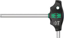 Wera Tools - 454 HF T-handle hexagon screwdriver Hex-Plus with holding function, imperial