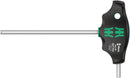 Wera Tools - 454 HF T-handle hexagon screwdriver Hex-Plus with holding function, imperial