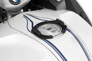 Tank ring bracket for secure attachment of CLICK BAGs with a single click