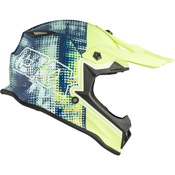 CKX-HELM TX019Y GLEAM LIME/NAVY GLOSS L CKX 501314