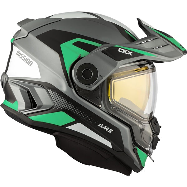 CKX-HELM MISSION EDL OPTIC TEAL MAT 3XL CKX 515467