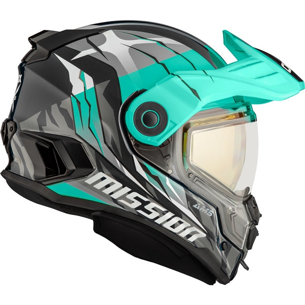 CKX-HELM MISSION EDL CLAW TUR/BK GLOSS 3XL 516917 