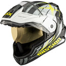 CKX-HELM MISSION EDL CLAW WH/GY/LI GLOSS 3XL 516957 