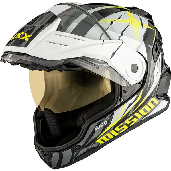 CKX-HELM MISSION EDL CLAW WH/GY/LI GLOSS 3XL 516957 