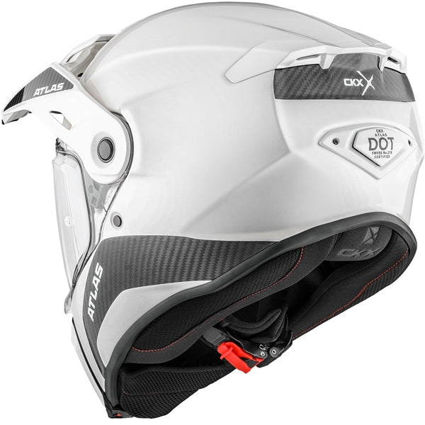 CKX Atlas Carbon White Helmet size Medium