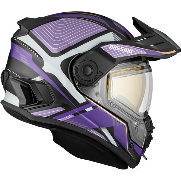 ckx motorcycle helmets Mission Free-Face Helmet Verve CKX DS24 Electric Shield pr5a26809 Metal Iron Man Helmet Color:Matte Blue/White