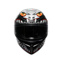 AGV-HELM K1 S LYZARD MAT BK/GY/RD 2XL 2118394001-044-XXL 8051019872746