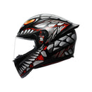 AGV-HELM K1 S LYZARD MAT BK/GY/RD 2XL 2118394001-044-XXL 8051019872746
