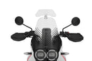 Wunderlich windshield extension Vario-ERGO 3D+ transparent, perfect wind protection thanks to the clever add-on spoiler
