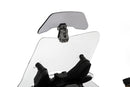 Wunderlich windshield extension Vario-ERGO 3D+ transparent, perfect wind protection thanks to the clever add-on spoiler
