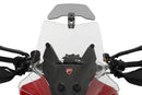 Wunderlich windshield extension Vario-ERGO 3D+ transparent, perfect wind protection thanks to the clever add-on spoiler