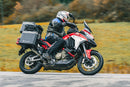 Black, stylishly designed, high-quality engine guard
