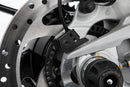 Reliable, effective protection of the safety-relevant ABS sensor of the rear wheel