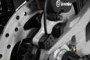 Reliable, effective protection of the safety-relevant ABS sensor of the rear wheel