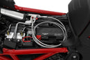 Simple and theft-proof fastening for up to two helmets