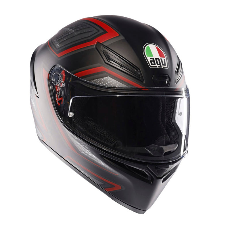 agv k1 s sling helmet AGV K1 S Sling Helmet Matte Black/Red L