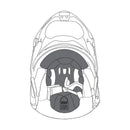 AGV - Double Face Crown Pad for Sportmodular Helmet