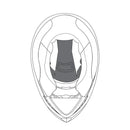 AGV - Removeable Crown Pad for K-3 SV Helmets