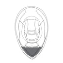 AGV - Replacement Wind Protector for K-3 -V Helmets