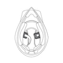AGV - Replacement Chin Strap Pads for AX-9 Helmet