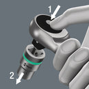 Wera Tools - 8100 SC 7 Zyklop Metal Ratchet Set with push-through square, 1/2" drive, metric