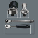 Wera Tools - 8003 C Zyklop Metal Ratchet with push-through square and 1/2" drive